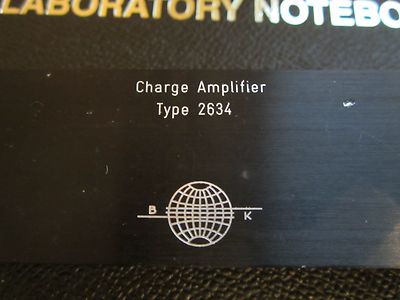 BRUEL KJAER 2634 DIFFERENTIAL AMPLIFIER ACCELEROMETER NICE #T4-SH-04