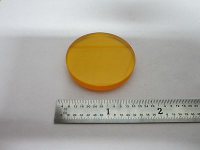 Optical Orange Filter Microscope or Laser Optics