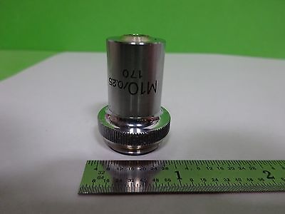 MIKROSKOPTEIL OBJEKTIV UNITRON M10 OPTIK WIE BESEHEN #Y3-11