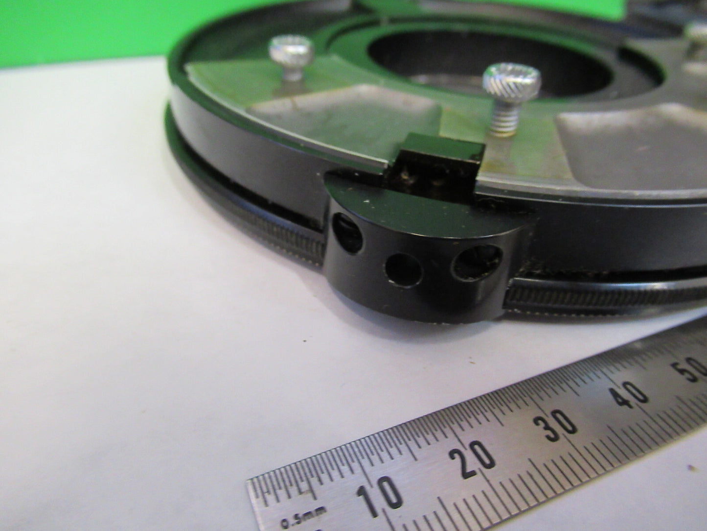 ZEISS GERMANY POL ROTABLE STAGE TABLE MICROSCOPE PART AS PICTURED X9-B-21