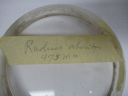 OPTICAL THICK GLASS LENS PREFORM PL-CC LASER OPTICS AS PICTURED W1-A-58