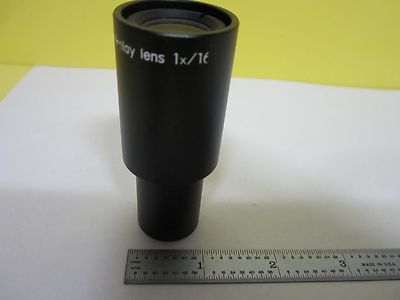 MIKROSKOPTEIL NIKON JAPAN Okular TV Relaislinse 1X/16 OPTIK AS IS BIN#T6-16