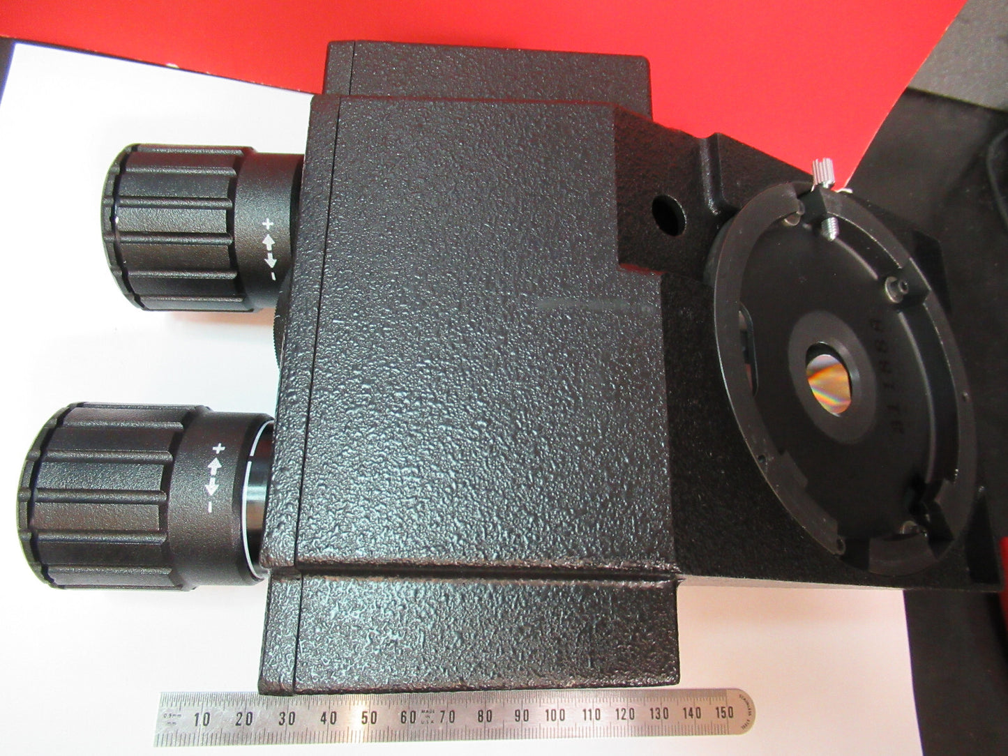 INDUSTRIAL BAUSCH LOMB BINOCULAR HEAD MICROSCOPE PART MICROZOOM II F8-C-14