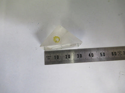 ANTIQUE BAUSCH LOMB GLASS PRISM OPTICS MICROSCOPE PART AS PICTURED  V3-A-57