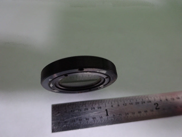 MICROSCOPE PART POLARIZER POL FAIR CONDITION FILTER OPTICS AS IS #H1-B-17
