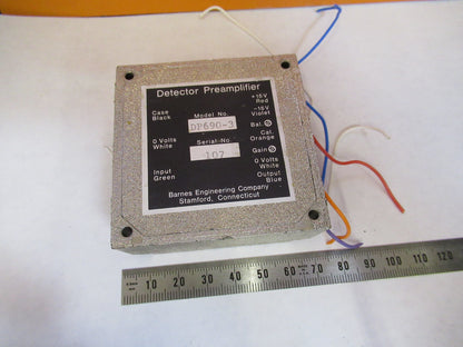 BARNES PREAMPLIFIER for CRYOGENIC INFRARED DETECTOR OPTICS AS PICTURED Y3-A-24