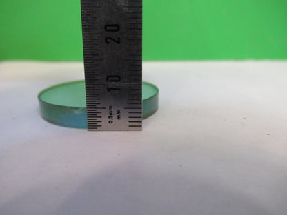 OPTICAL HEAT ABSORBING GLASS FILTER MICROSCOPE PART OPTICS AS PICTURED S1-B-12