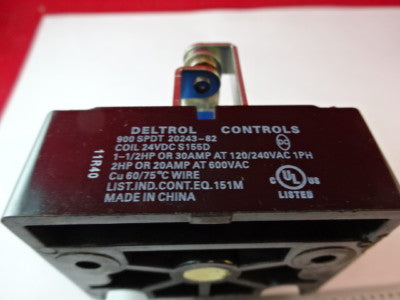 Deltrol Controls Spdt 20243-82 24VDC Contactor Electric