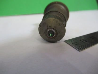 RUSTY ANTIQUE BRASS SPENCER OBJECTIVE MICROSCOPE PART AS PICTURED &H9-A-45