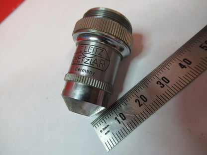 ERNST LEITZ GERMANY "3" 10X OBJECTIVE OPTICS MICROSCOPE PART AS PICTURED T9-A-41