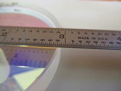 Optical Flat Coated 3" Dia Holed Fused silica Laser Optics