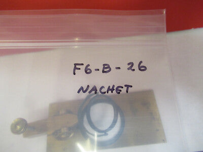 Antique Brass Nachet Stage Assembly France Microscope Part