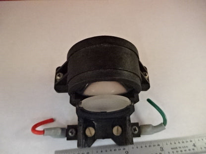 MICROSCOPE PART NIKON JAPAN ILLUMINATOR DIFFUSER OPTICS AS IS #F2-A-02