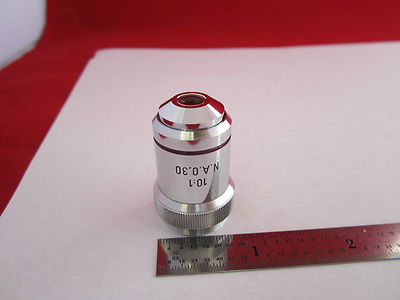 MIKROSKOPTEIL OBJEKTIV DEUTSCHLAND ACHROMAT OPTICS 10X BIN #7C