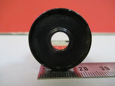 VINTAGE LEITZ WETZLAR 10X EYEPIECE LENS MICROSCOPE PART AS PICTURED  &B3-B-10