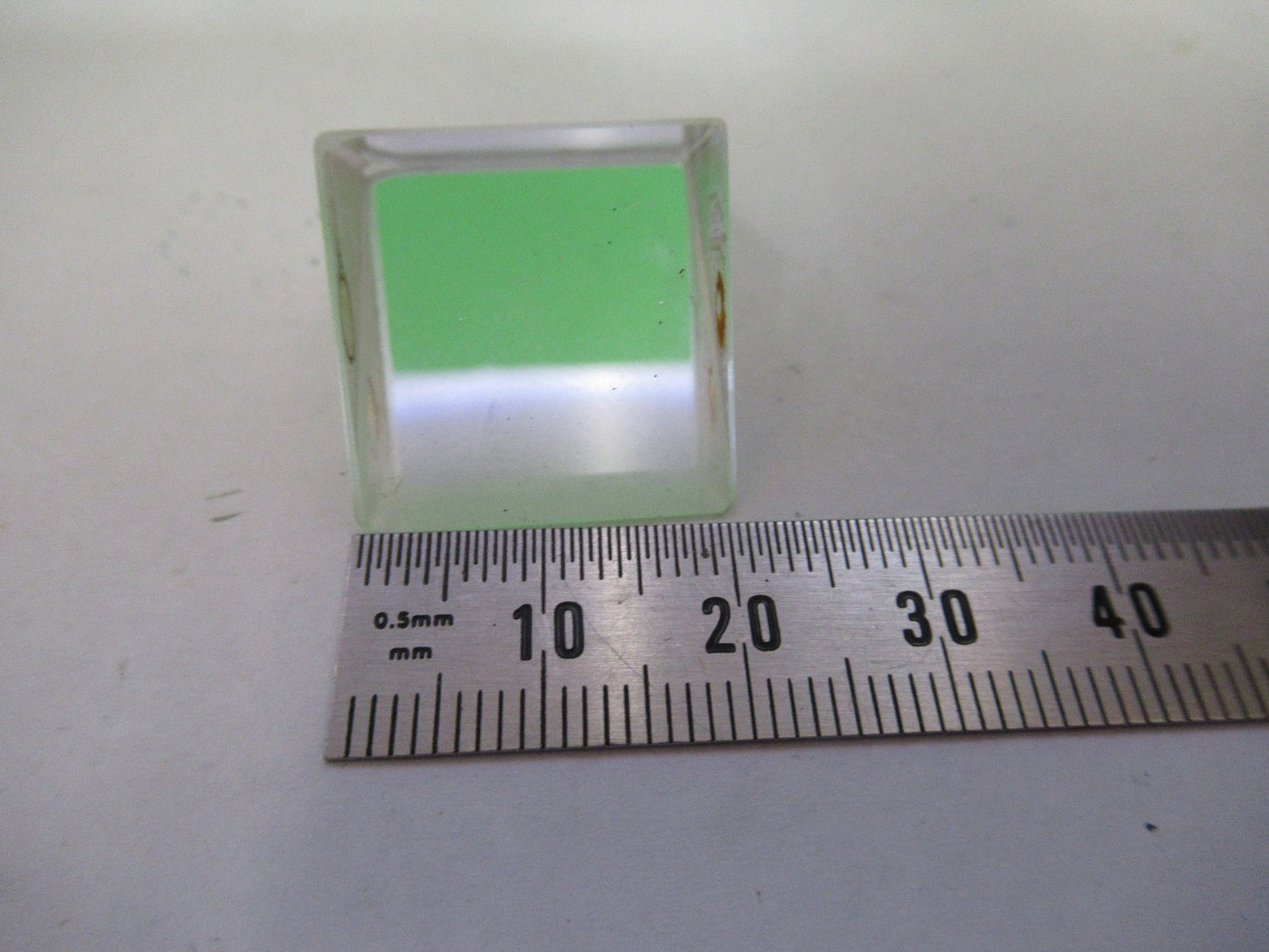 ANTIQUE BAUSCH LOMB GLASS PRISM OPTICS MICROSCOPE PART AS PICTURED  V3-A-57