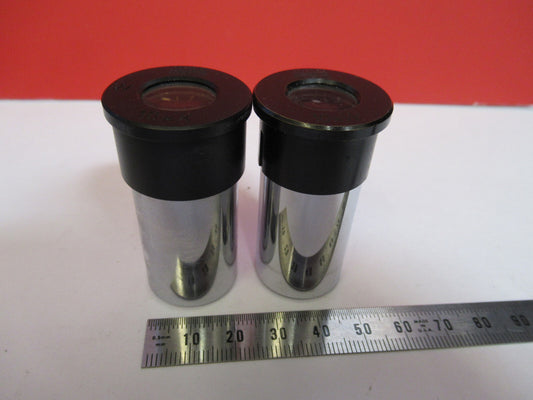Pair Microscope Part Wild Swiss Eyepiece 10xW Optics AS Pictur