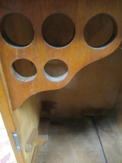 Empty Wood Cabinet for Antique Watson UK 1890s Microscope Part