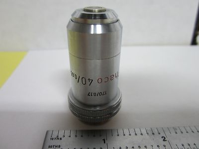 MIKROSKOPTEIL OBJEKTIV LEITZ DEUTSCHLAND PHACO 40X OPTICS AS IS BIN#H6-29