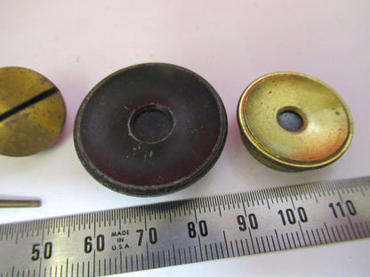 ANTIQUE BRASS LOT VERY OLD SCOPES MICROSCOPE PART AS PICTURED S3-B-08