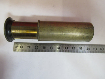 Antique Brass Eyepiece + Tubus UK Made Microscope Part