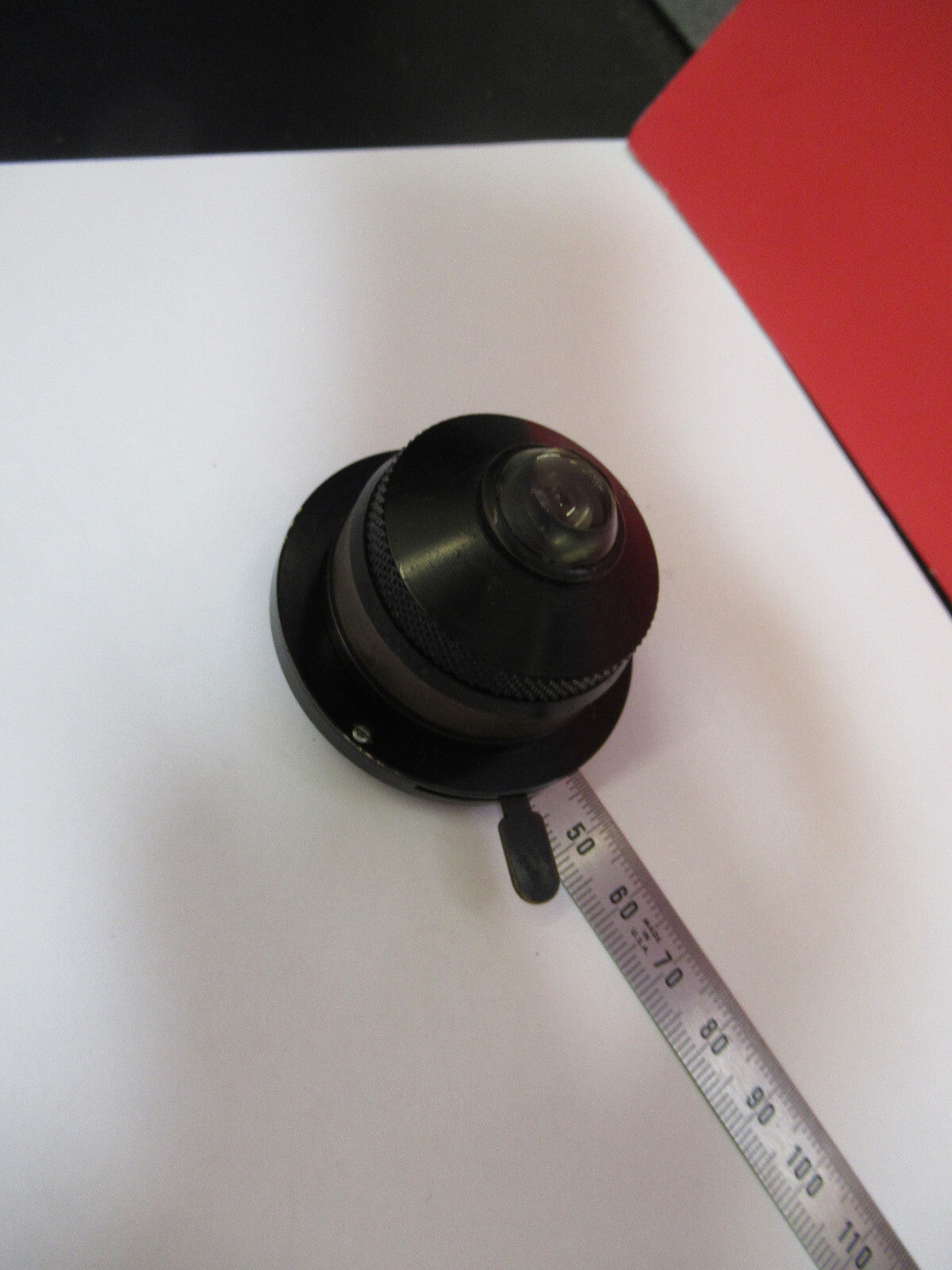 ANTIQUE BAUSCH LOMB CONDENSER IRIS OPTICS MICROSCOPE PART AS PICTURED S3-B-45