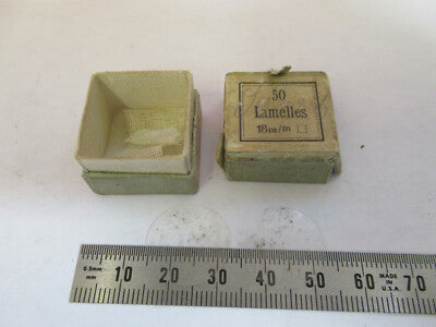 Antique 1890's Seibert Lamelles (only 2) Microscope Part