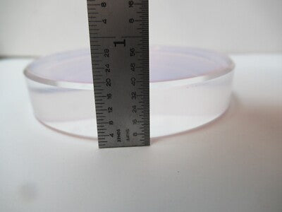 OPTICAL FLAT COATED 3" DIAMETER FUSED SILICA ZYGO OPTICS AS PICTURED &16-A-13