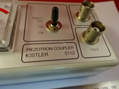 KISTLER PORTABLE PIEZOTRON ICP COUPLER 5112 for ACCELEROMETER AS IS #90-B-27