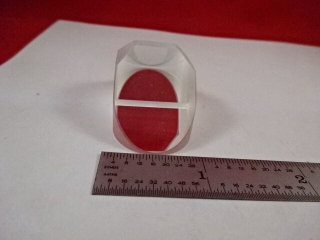 LARGE OPTICAL PRISM OPTICS for MICROSCOPE AS IS &33-A-51