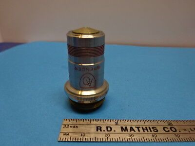 MICROSCOPE PART OPTICAL OBJECTIVE SPENCER AO 100X AMERICAN OPTICS AS IS #90-48