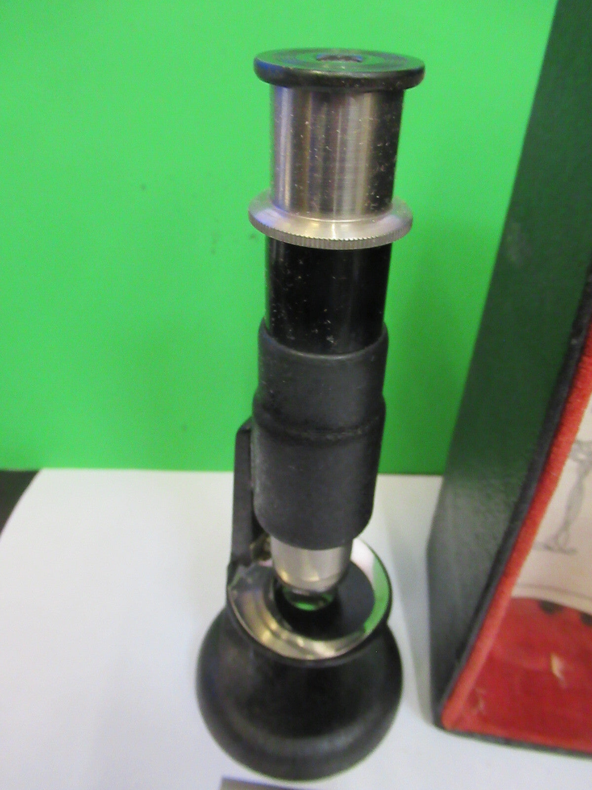 Antique Rare Wollensak Collectable Mini Microscope Optical