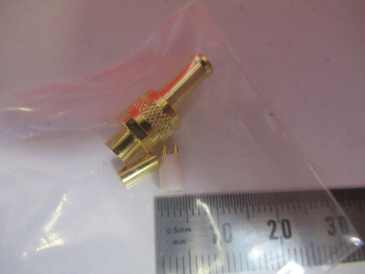 CONNECTOR 1/4-28 FOUR PINS for  TRIAXIAL CABLE SENSORS  AS PICTURED  T9-A-45