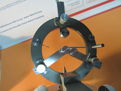 GONIOMETER PART X-RAY DIFFRACTION OR OPTICS SAMPLE HOLDER WITH MICROMETER BIN#16
