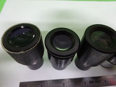 LOT 6 EA MICROSCOPE EYEPIECES ASSORTED OPTICS #W1-02