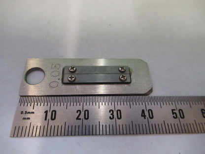 ZYGO INTERFEROMETER SLIT 0.05 OPTICS MICROSCOPE PART AS PICTURED T2-A-52