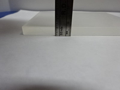MICROSCOPE PART STAGE GLASS DULL & POLISHED SIDES OPTICS #83-05