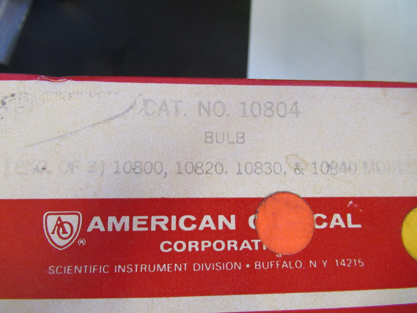 American Optics 10804 Ge 10V Bulb Lamp Microscope Part