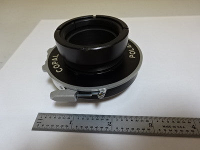 MICROSCOPE PART CAMERA SHUTTER COPAL POLAROID JAPAN OPTICS AS IS #AL-09