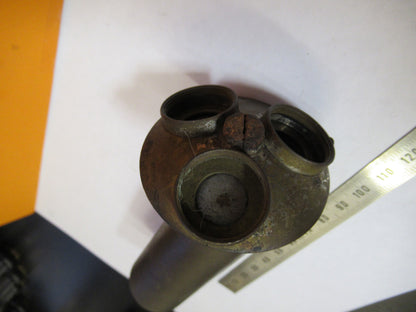 Antique Reichert Austria tubus brass Microscope Part