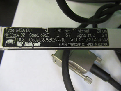 MEASURING LINEAR POSITION BOECKELER RSF MICROSCOPE PART AS PIC T3-C-13