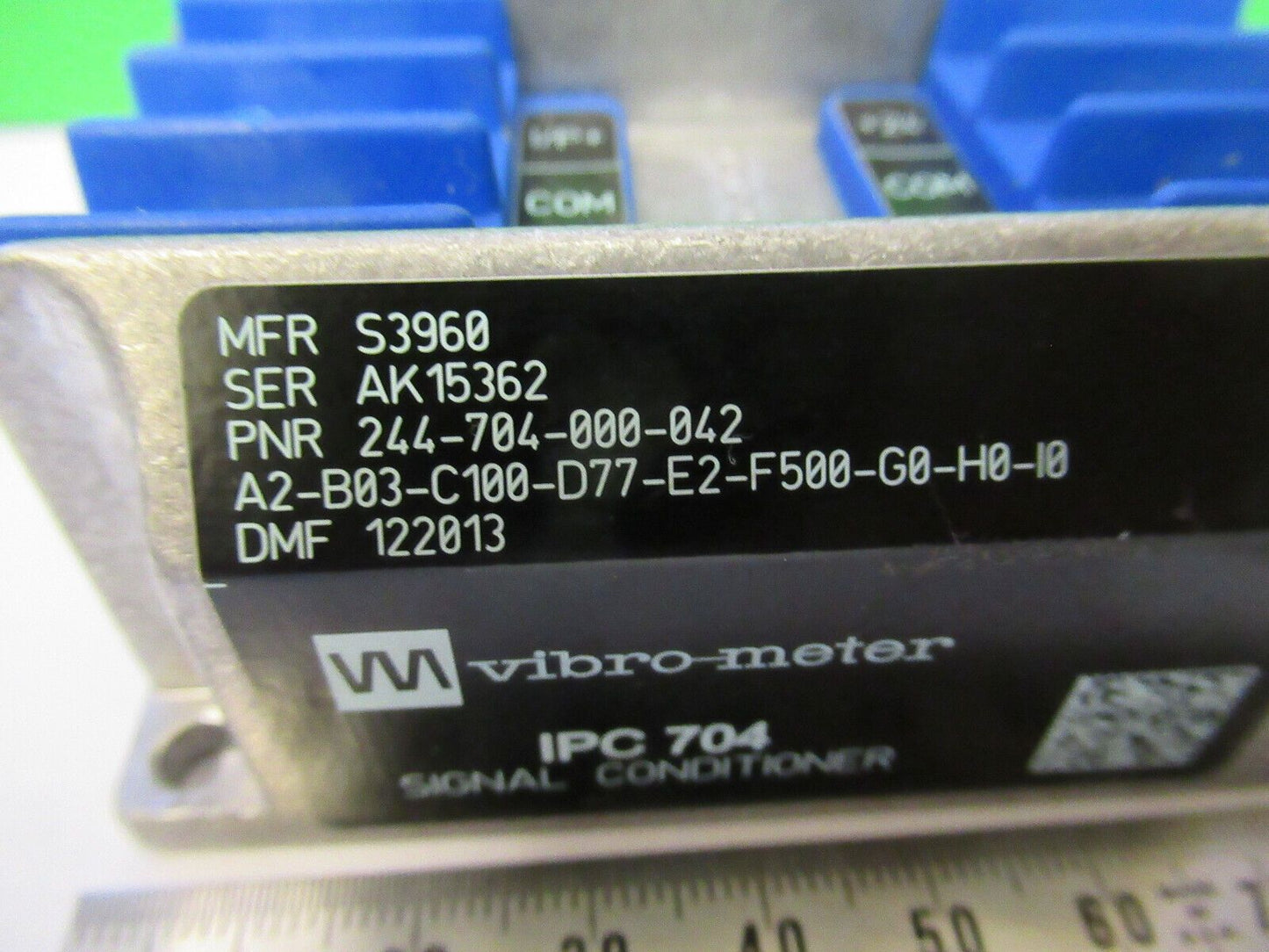 MEGGITT VIBRO-METER IPC704 244-704-000-042 AMP MODULE for ACCEL 5-B-17