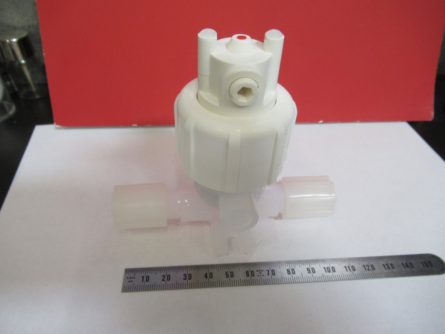 ENTEGRIS FLUOROWARE VALVE AS PICTURED  &81-B-16