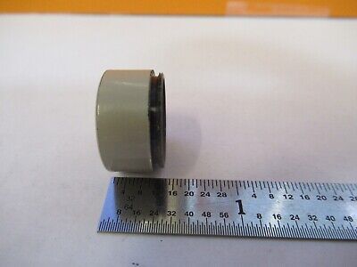 OPTICAL COLLIMATOR OPAQUE FILTER PIECE MICROSCOPE PART OPTICS AS IS &3K-A-07