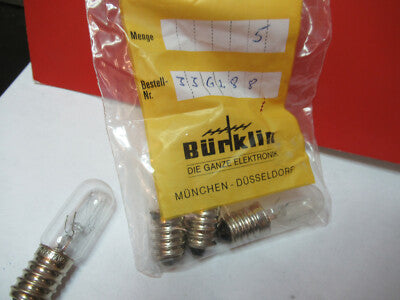 Lot Mini Lamp Bulb 220V 7W Burklin Germany