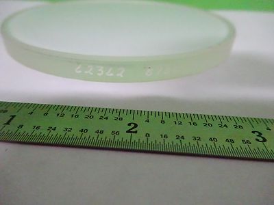 OPTICAL LARGE FLAT WINDOW MIL SPEC LASER OPTICS #W8-01