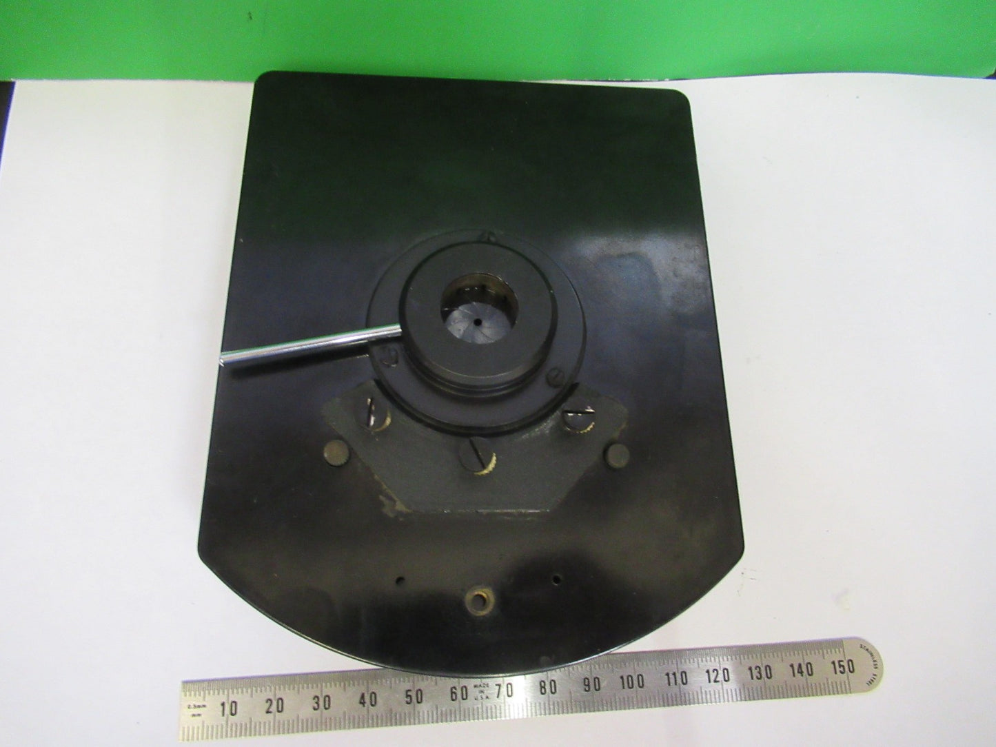 UNITRON JAPAN STAGE TABLE CLIPS IRIS OPTICS MICROSCOPE PART AS PICTURED V3-A-49