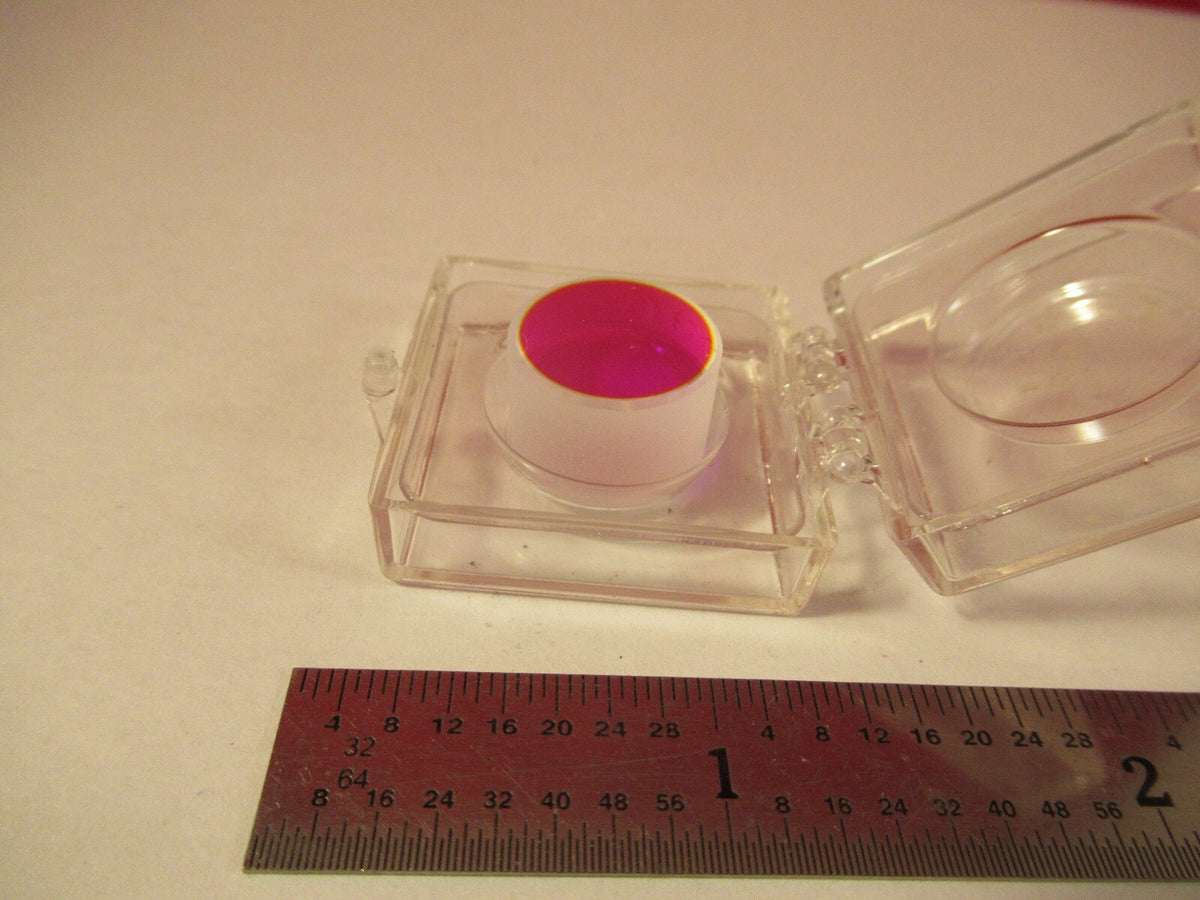 OPTICAL COATED LENS SPECTRA PHYSICS LASER OPTICS AS PICTURED &FT-5-152