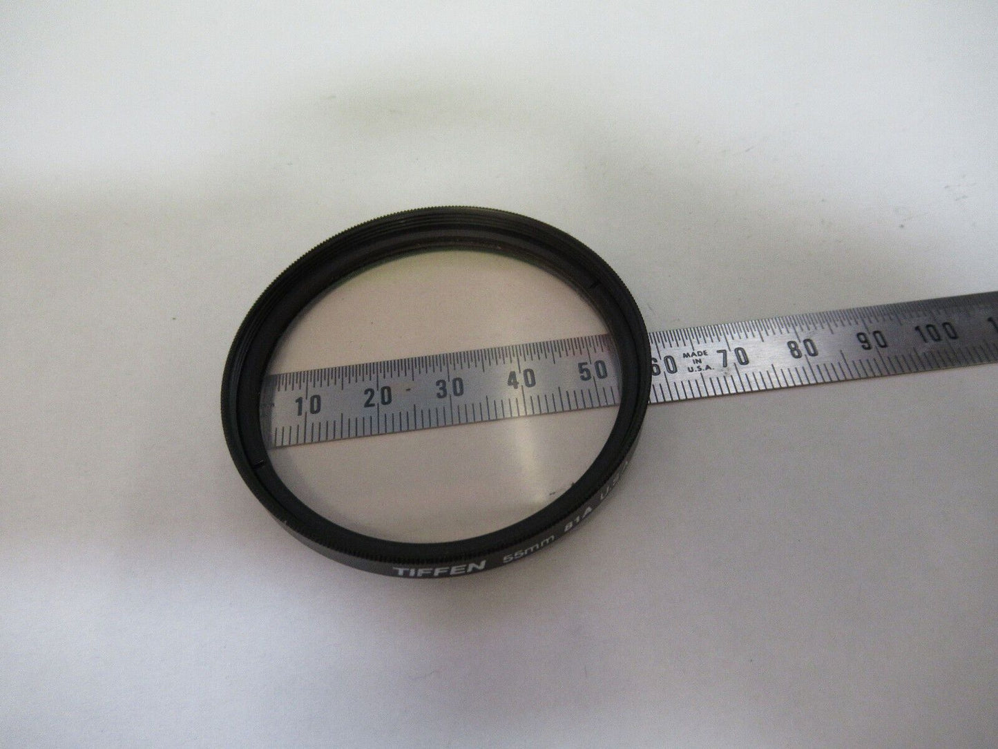 CAMERA LENS COVER FILTER TIFFEN 81A 55mm AS PICTURED R2-A-111
