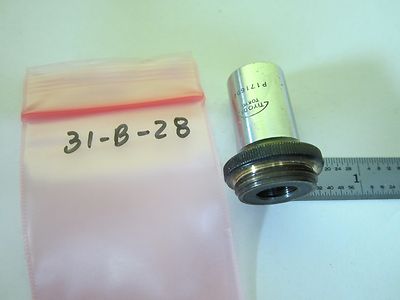 MICROSCOPE PART OBJECTIVE TIYODA JAPAN 20X OPTICS AS IS BIN#31-B-28